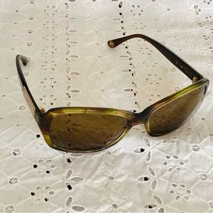 Michael Kors Green Tortoise Shell Sunglasses